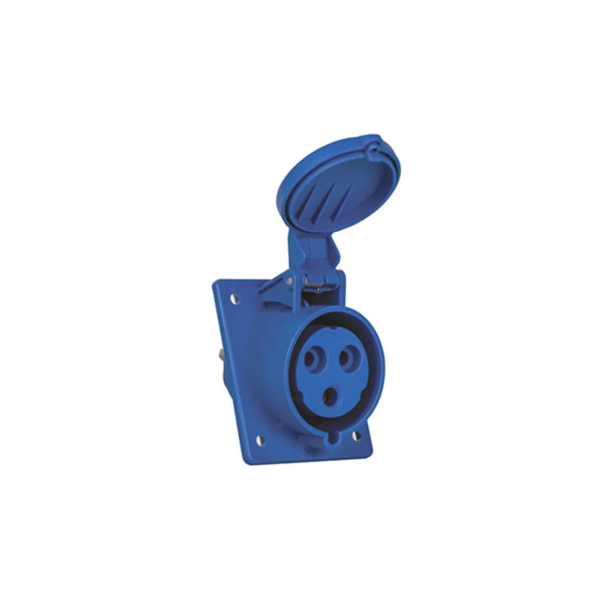 PCE 406513 3x32A Machine Socket Angled IP44