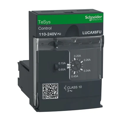 Schneider Electric LUCAX6FU TeSys U Standart Kontrol 0.15-0.6A 110-220VAC/DC — üretici katalog görseli