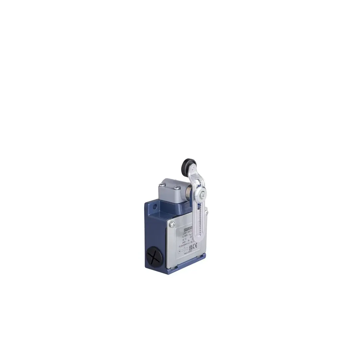 Emas L53 Metal Housing 18 mm Plastic Roller Adjustable Lever Snap-Action 1NO+1NC Limit Switch L53K13MEP124