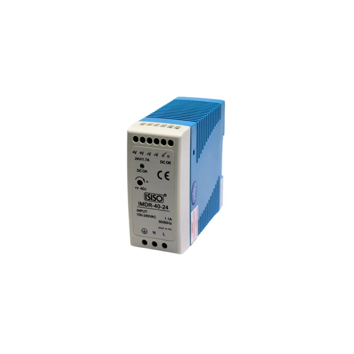 Isıso IMDR-40-24 Power Supply, 40 W, 24 V DC, 1.7 A