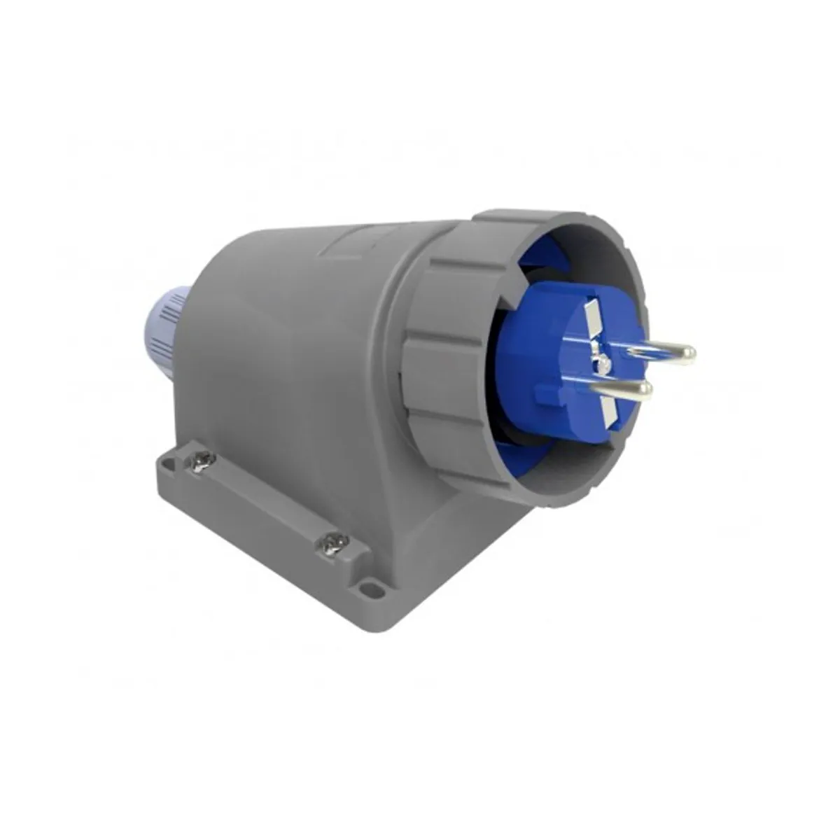 Bemis BS1-1402-7236 90° Angled Wall Plug 16 A 2P+E IP68