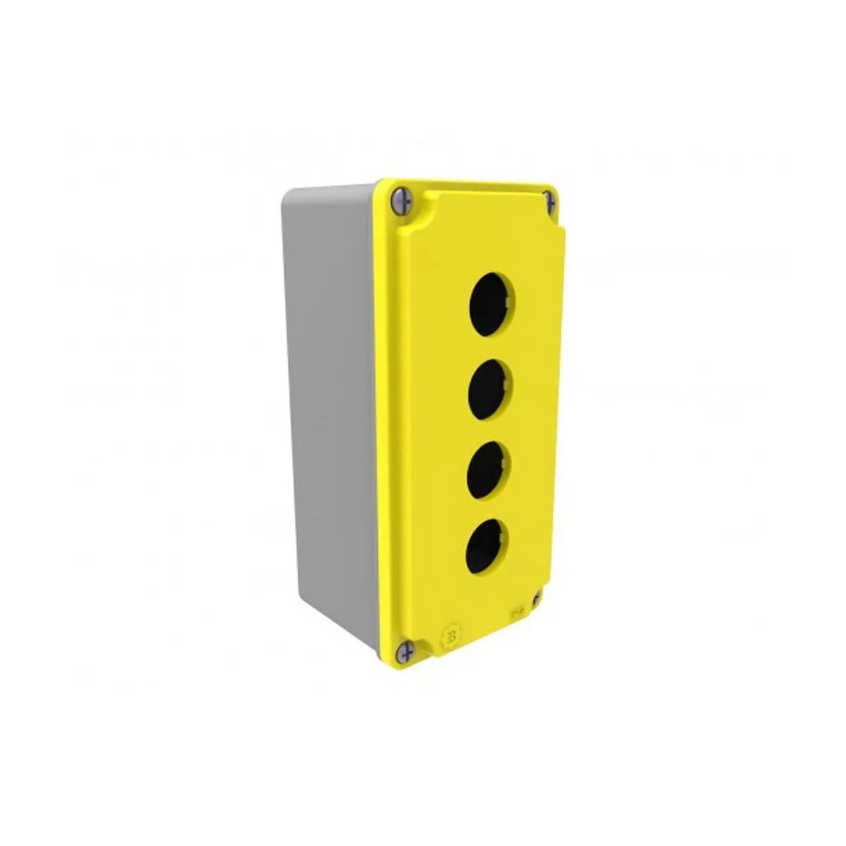 Bemis BT4-3001-0017 Alüminyum 4’lü Buton Kutusu IP67 80x170x73 Sarı