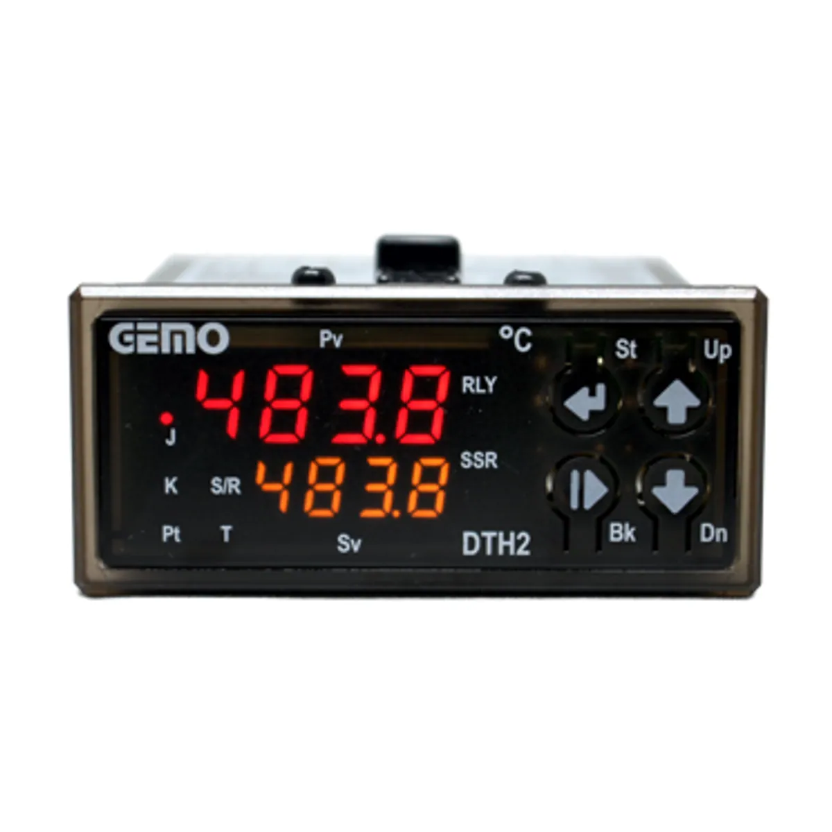 GEMO DTH2-230VAC Economy Series Auto-tune PID Temperature Controller, 35 x 77 mm, Relay+SSR