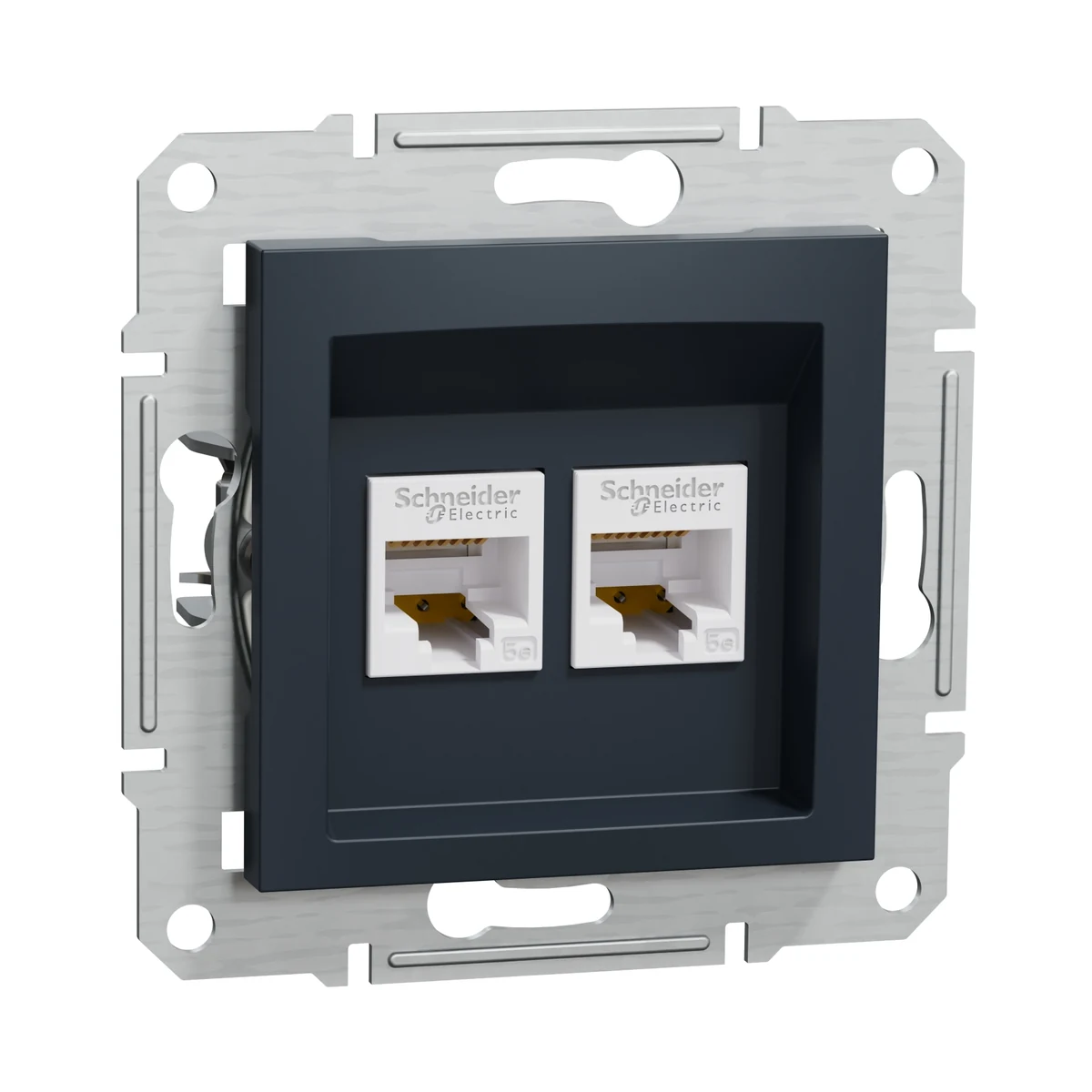 Schneider Electric EPH4400171 Asfora 2*RJ45 CAT.5E UTP Anthracite