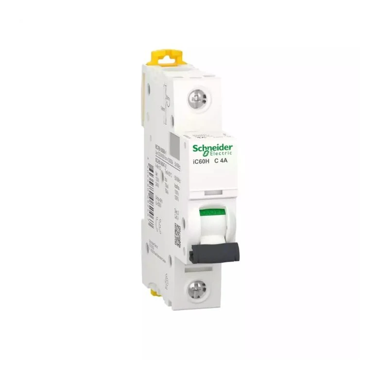 Schneider Electric A9F84104 Acti9 iC60H 1P 4A, 10kA C-Curve MCB