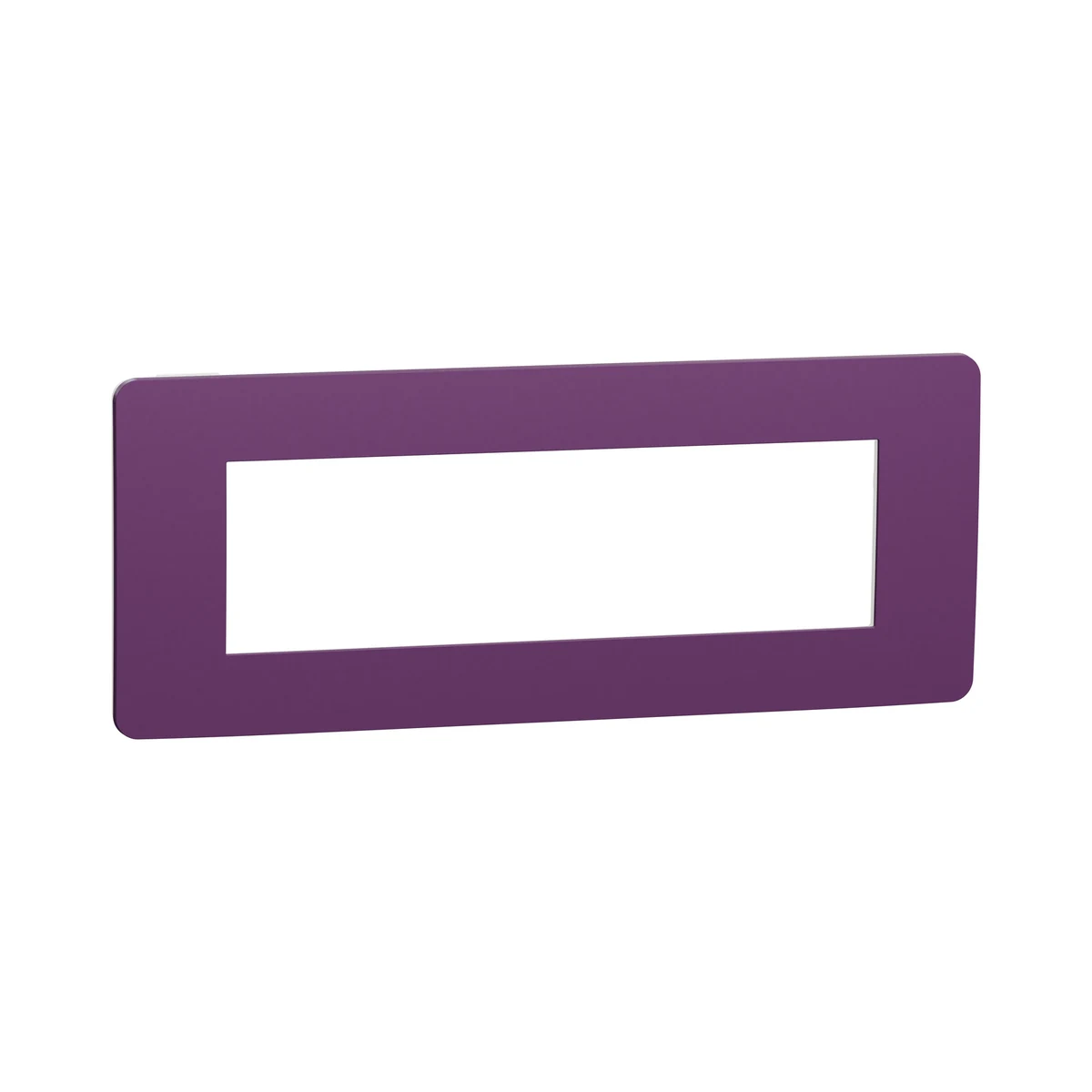 Schneider Electric NU270714 Yeni Unica, Studio Color Frame 7 module, Purple/White