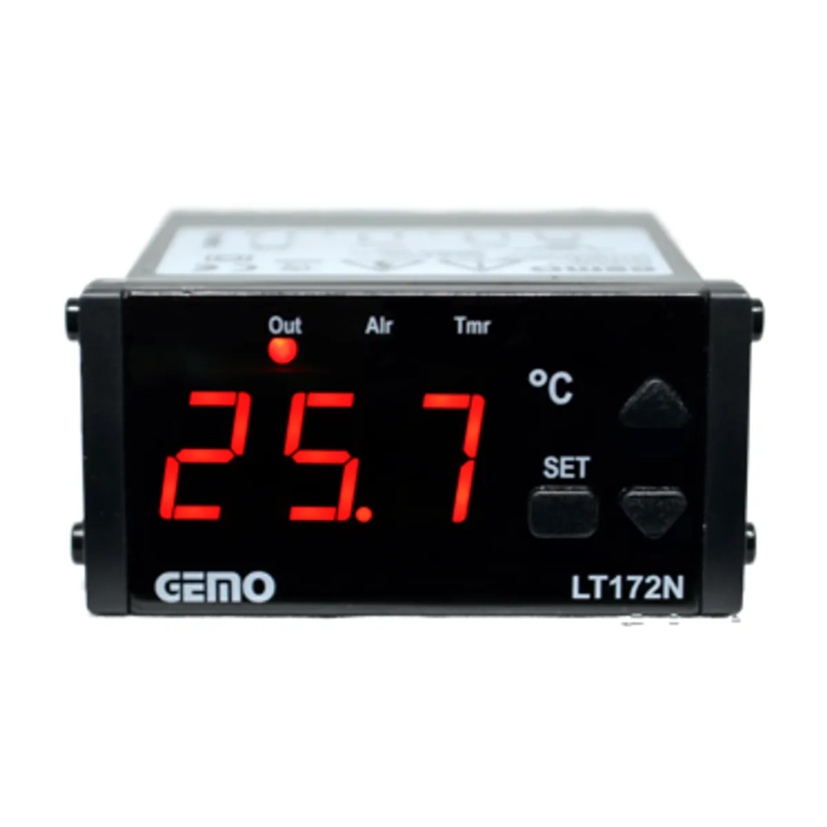 GEMO LT172N ON/OFF sıcaklık kontrol cihazı; temsili aile görseli, sensör görselde yer almıyor