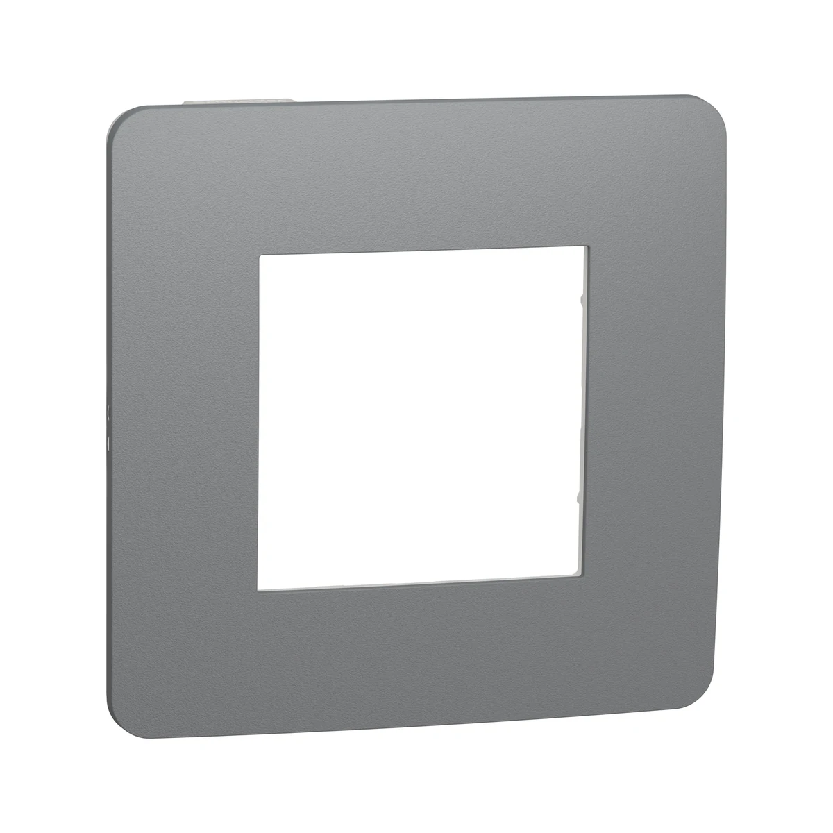 Schneider Electric NU280222 Yeni Unica, Studio Color 1-Gang Frame, Dark Gray/Anthracite