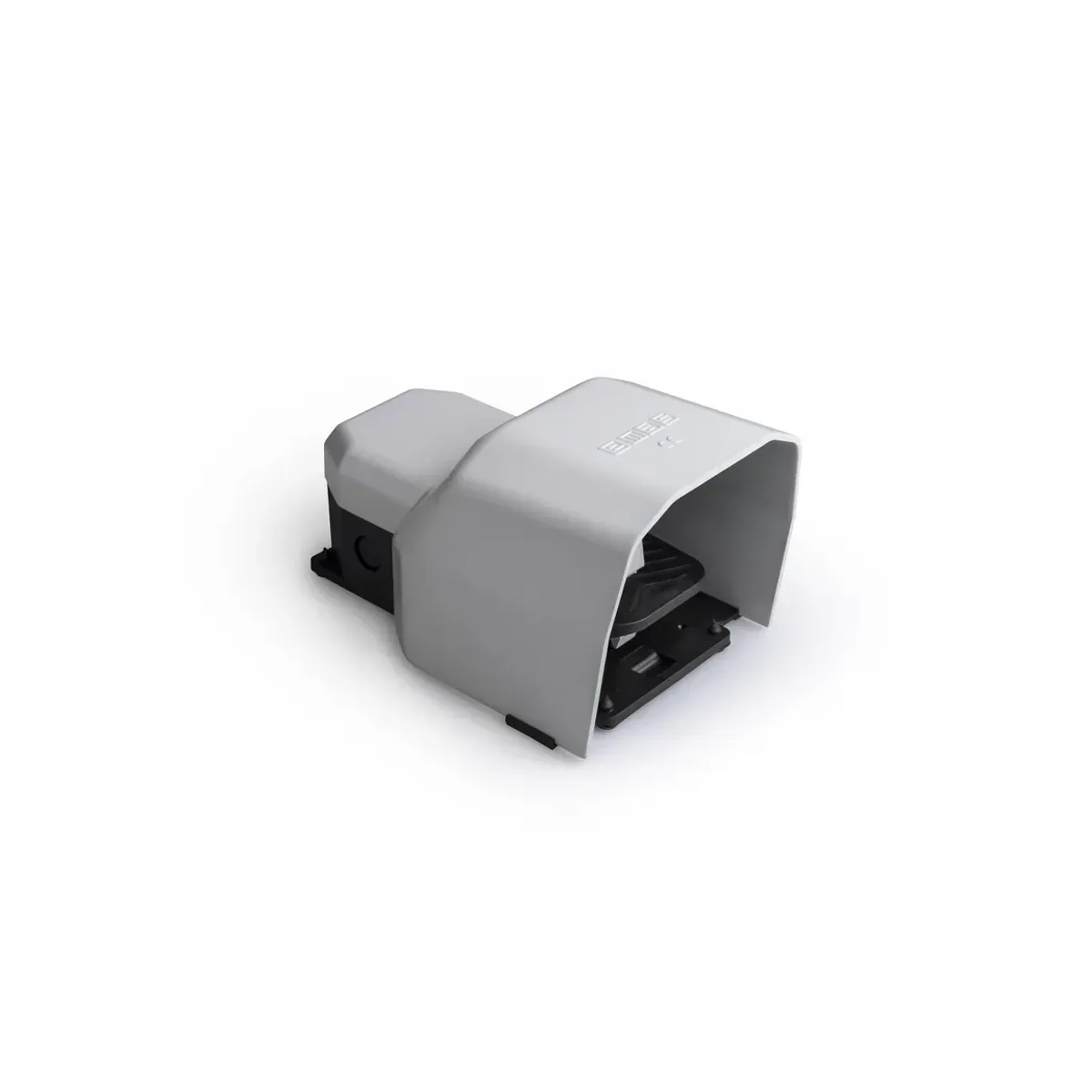 Emas PDK Serisi Metal Korumalı 1NO+1NC Tekli Gri Plastik Pedal PDKS11BX10G