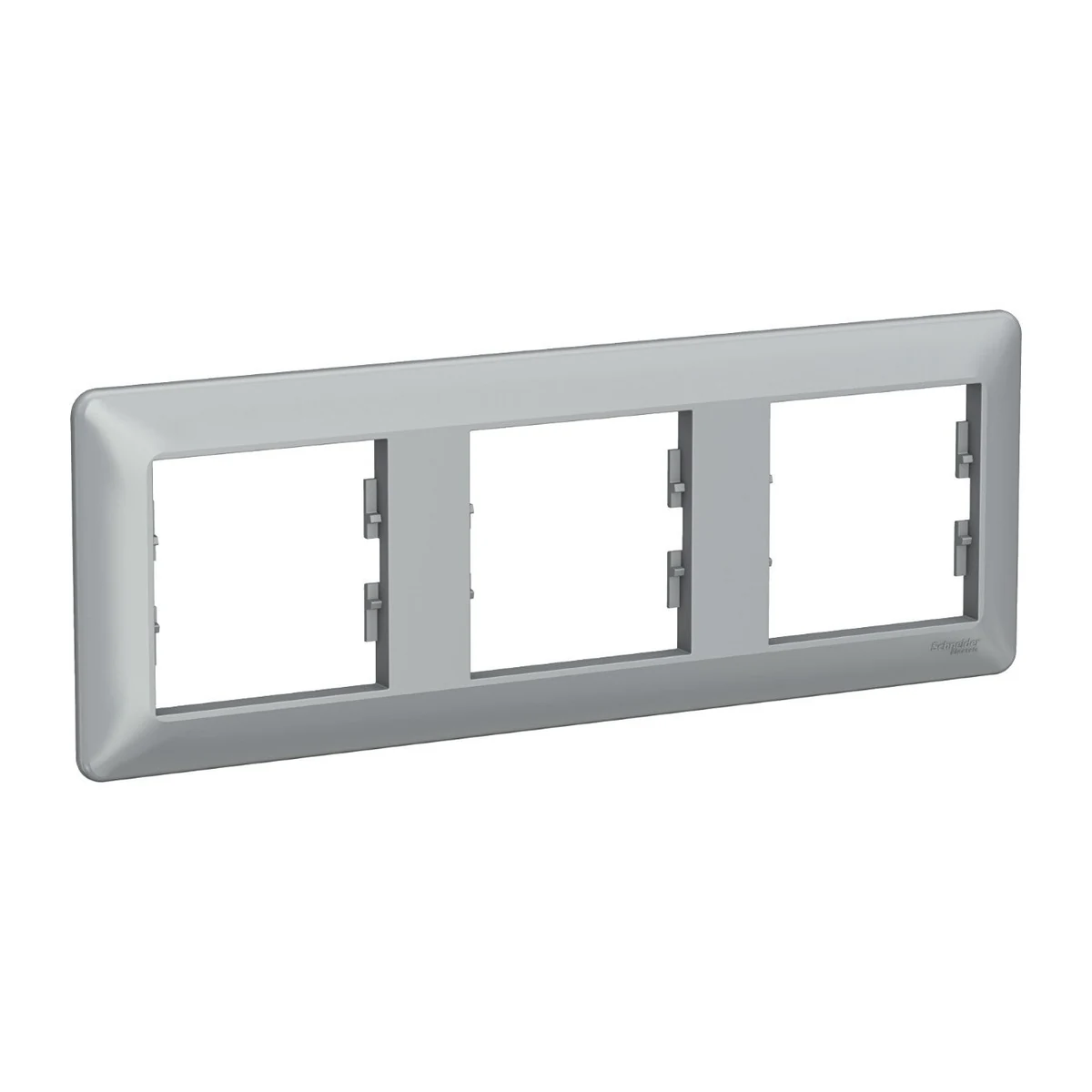 Schneider Electric EPH5805361 Asfora EM Plus 3lü Horizontal Frame Aluminum
