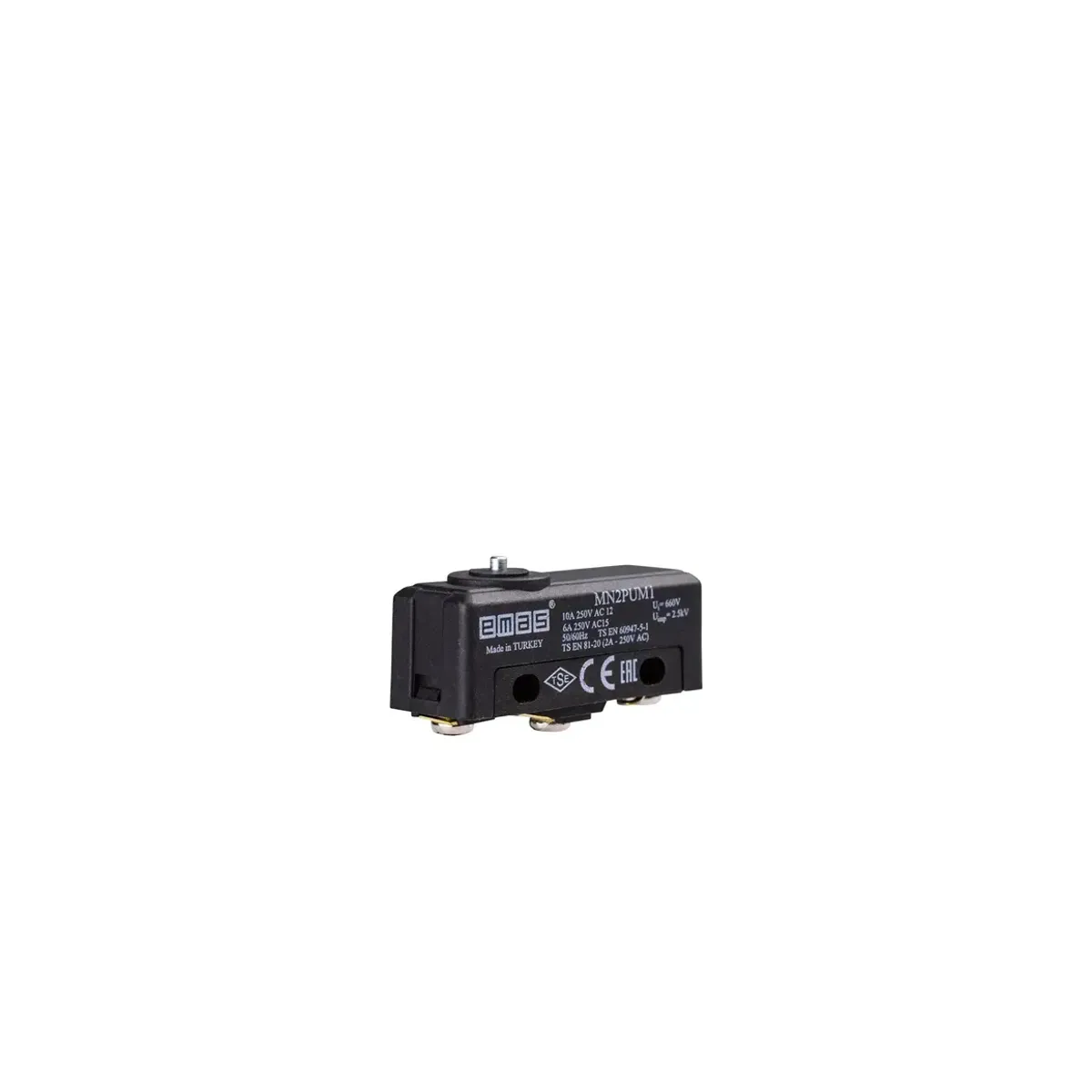 Emas Metal İnce Pimli 1CO MN2 Serisi Plastik Mini Switch MN2PUM1