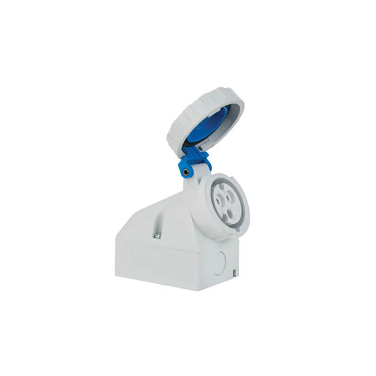 Bals T1133V 3x16A Wall Socket Angled Housing IP67 Screw-Type