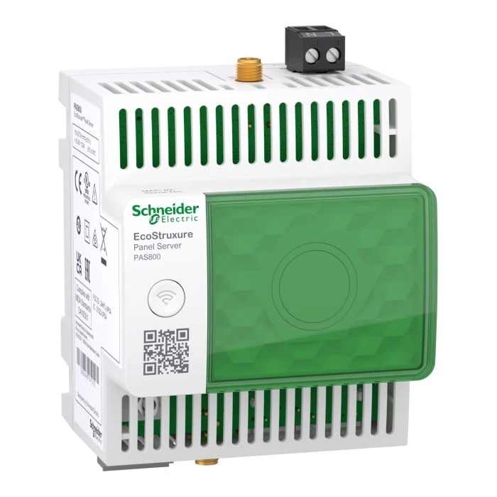 Schneider Electric PAS800 EcoStruxure Panel Server - advanced data logger, energy server, 110-277 VAC/DC