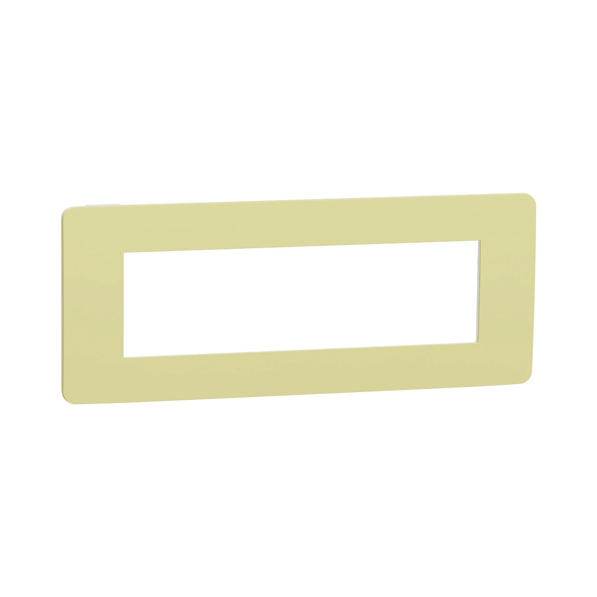 Schneider Electric NU270411 Yeni Unica, Studio Color Frame 4 module, Light Green/White