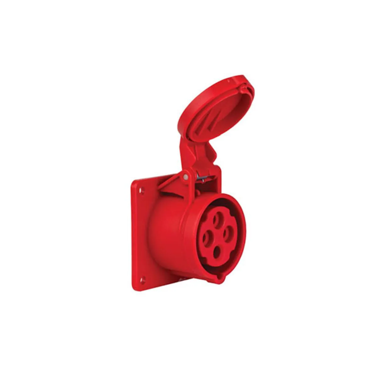 PCE 406506 4x16A Machine Socket Straight IP44