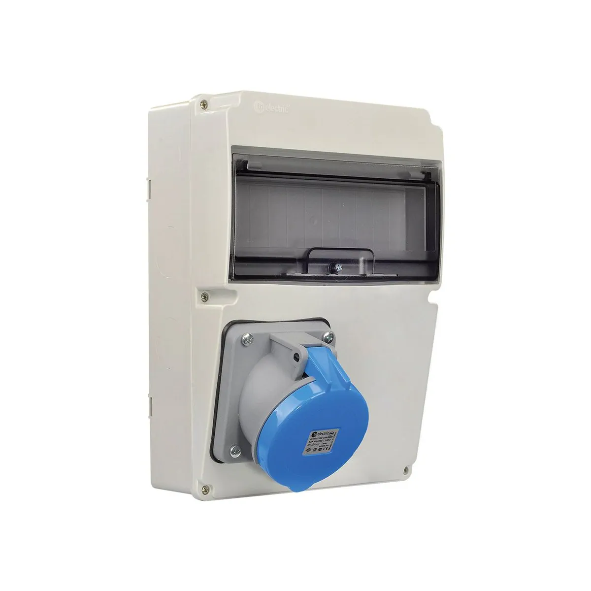 TP Elektrik 3320-000-2811 220x300 Priz Montajlı Kombinasyon Kutusu, 3x63A Prizli