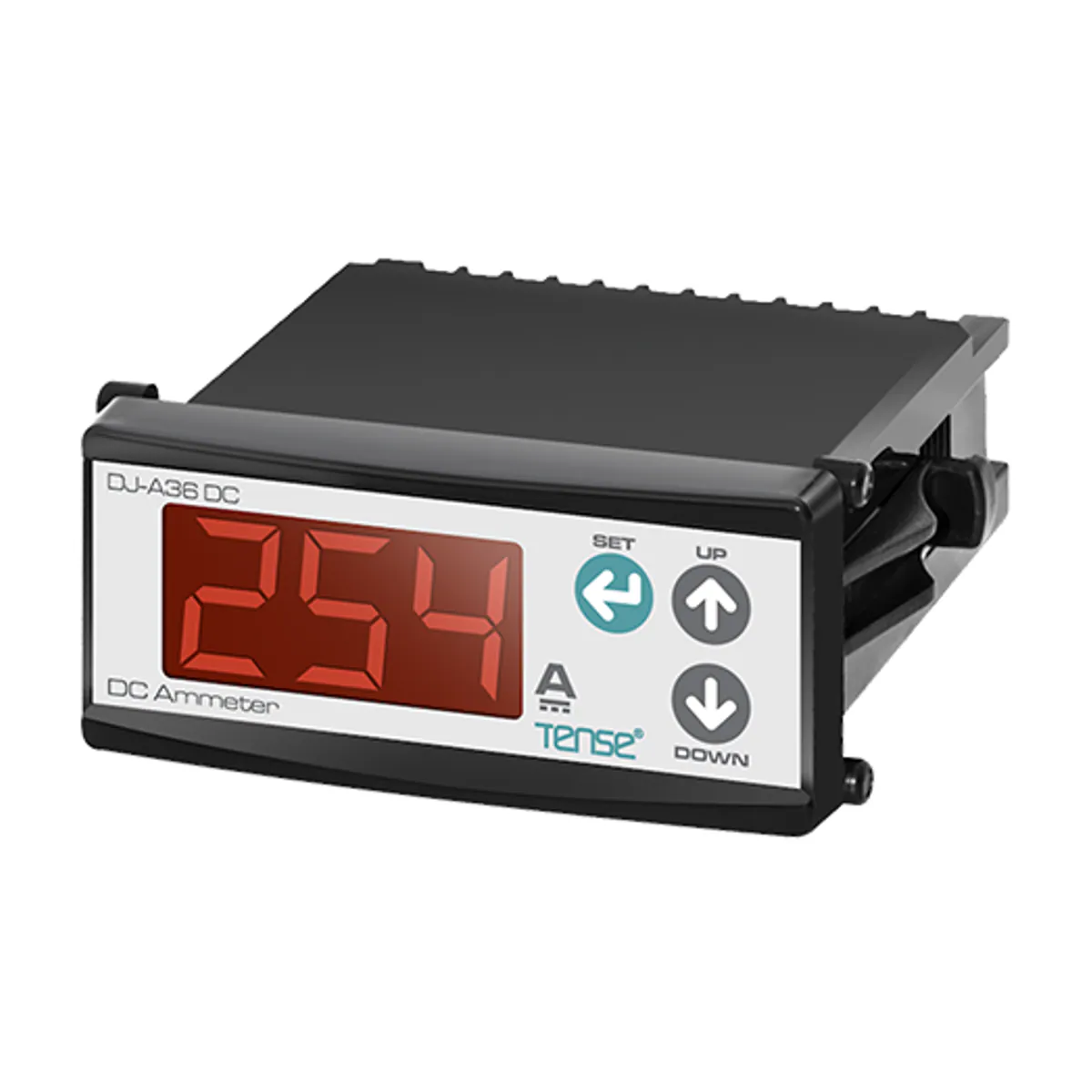 Tense DJ-A36DC Dijital DC Ampermetre, 36 x 72 mm