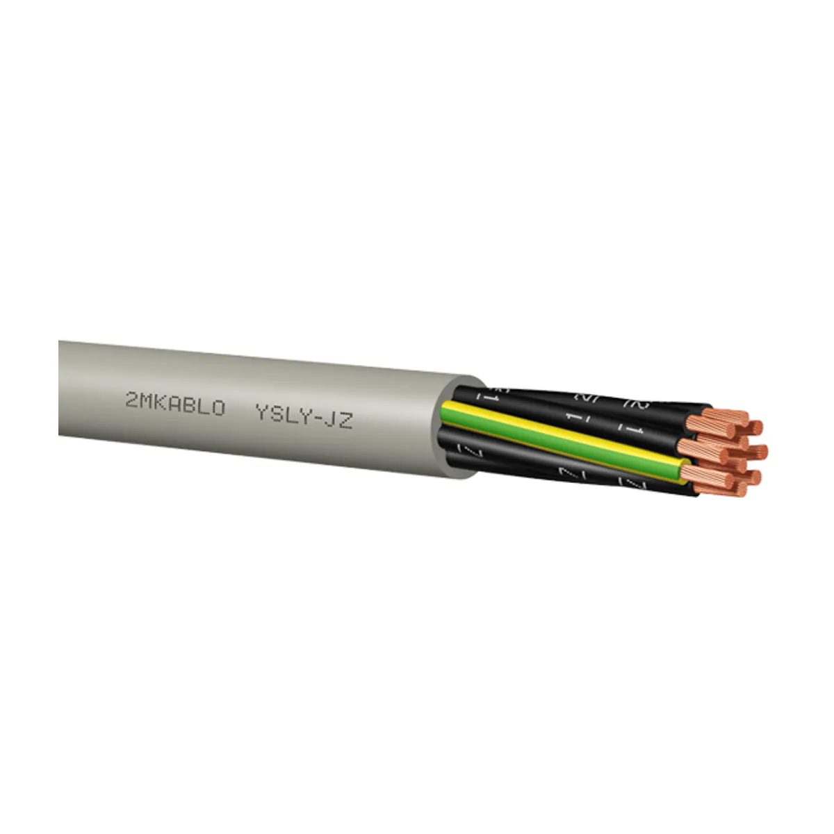 2M Kablo YSLY-JZ PVC 19x1 mm2 Gray