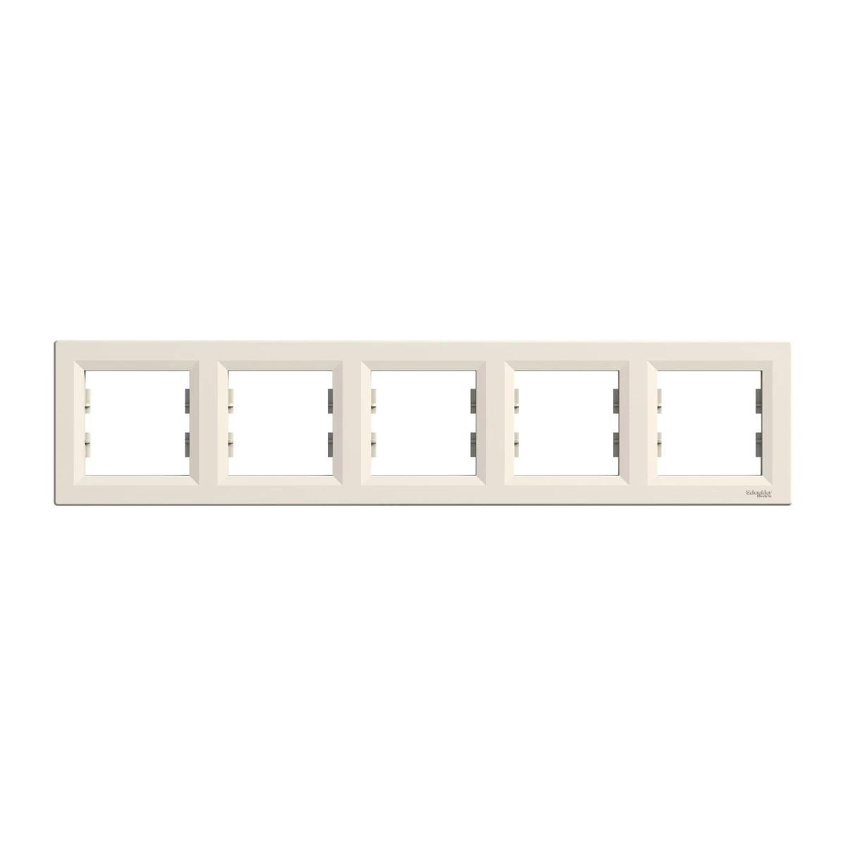 Schneider Electric EPH5800523 Asfora Five-Gang Frame Horizontal