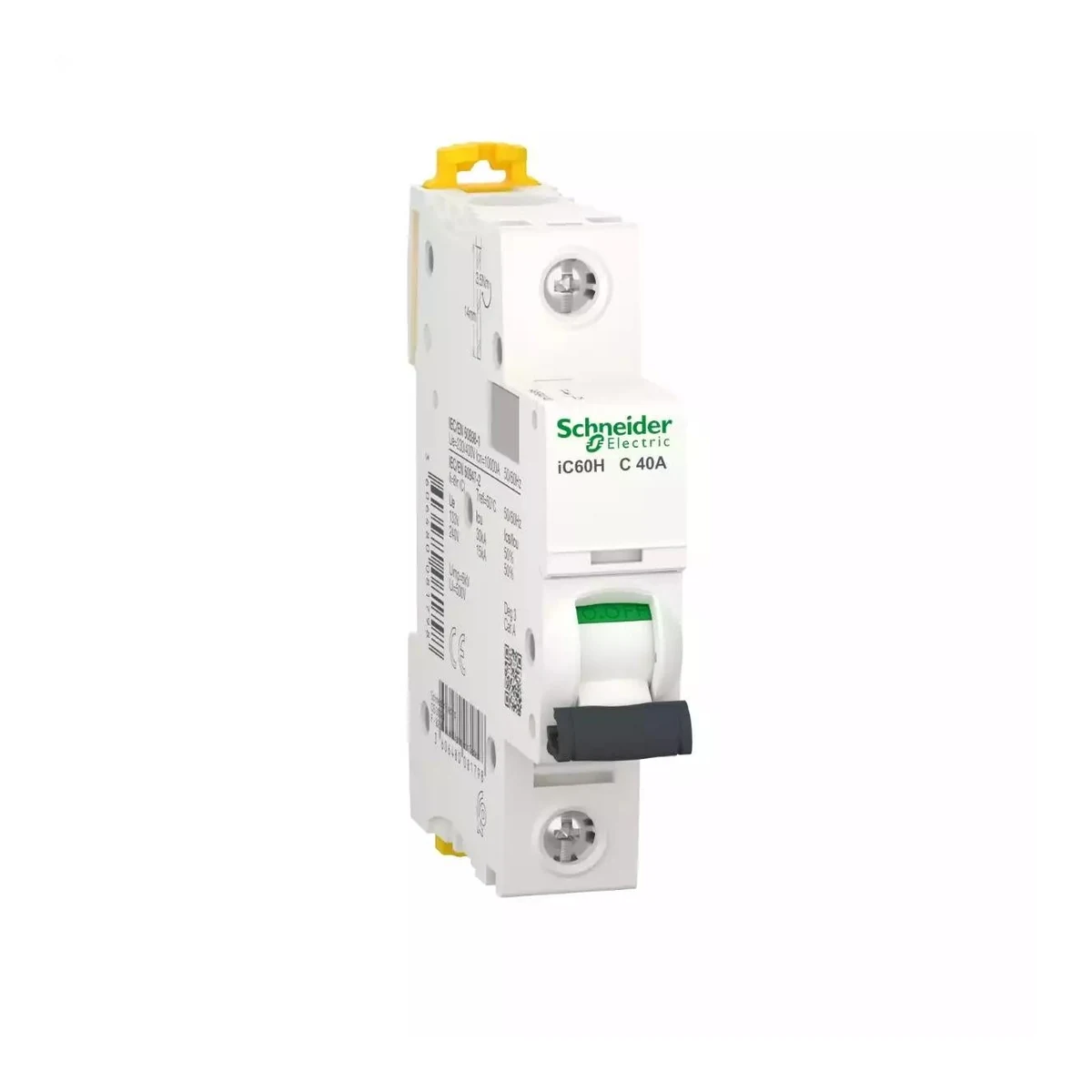 Schneider Electric A9F84140 Acti9 iC60H 1P 40A, 10kA C eğrisi Otomat — üretici ürün görseli