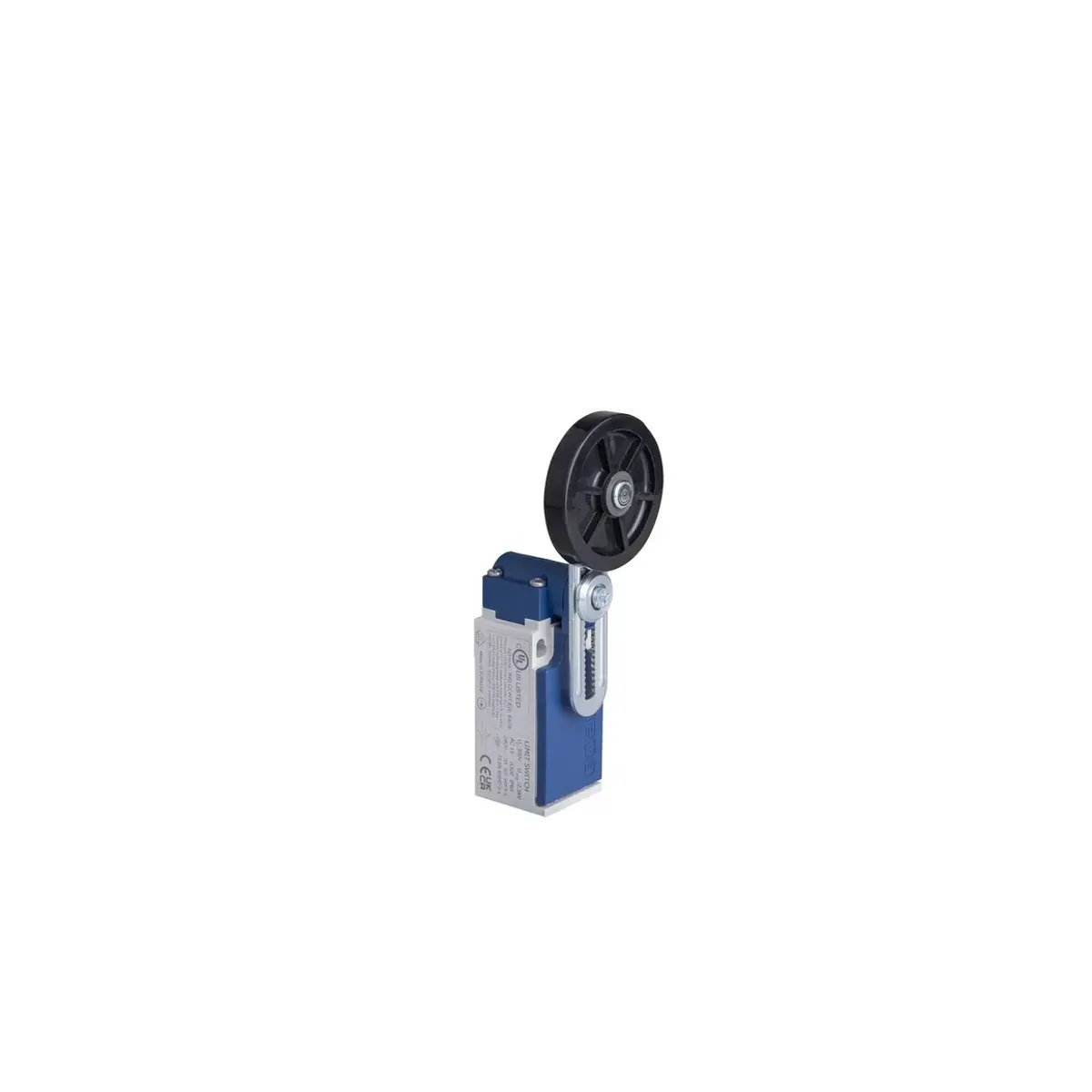 Emas L5 Plastic Housing 50 mm Rubber Roller Adjustable Lever Snap-Action 1NO+1NC Limit Switch L5K13MEL122