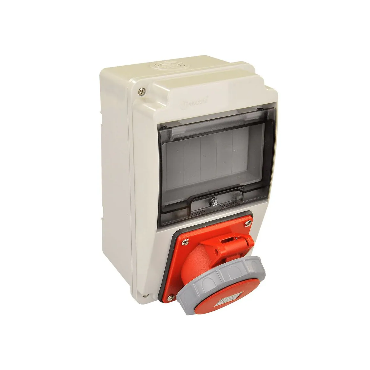 TP Elektrik 3318-000-2700 130x220 Priz Montajlı Kombinasyon Kutusu, 4x32A Prizli