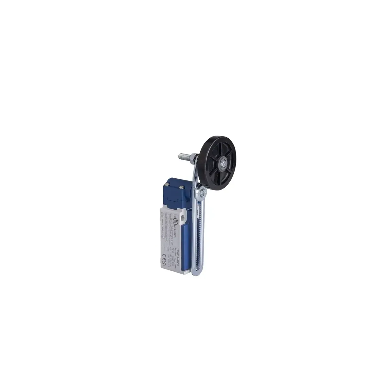 Emas L5 Plastic Housing 40 mm Rubber Roller Adjustable Lever with Reset and Adjustable Roller Snap-Action 1NO+1NC Limit Switch L5K13MEL123RA