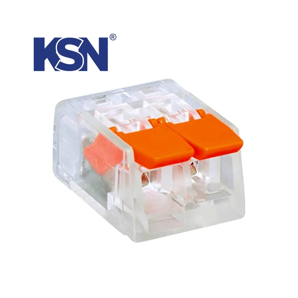 KSN-412 221 Series Compact Multipurpose Terminal Block with 2-Conductor Connection 2x4 mm2