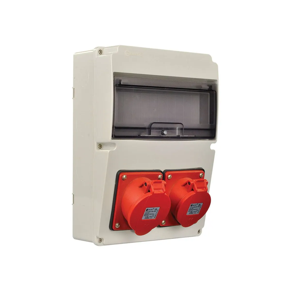 TP Elektrik 3320-000-5700 220x300 Socket-Equipped Combination Box, with 5x16A and 5x32A Sockets