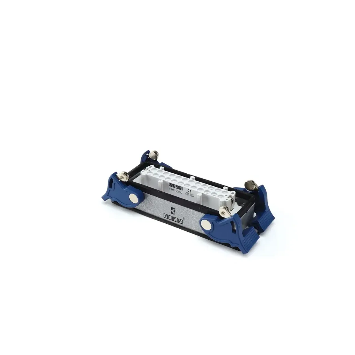 Emas Metal 24 Contact Machine Type Socket 16A Bottom Entry 4 Latched Multi-Contact EBM24PM44