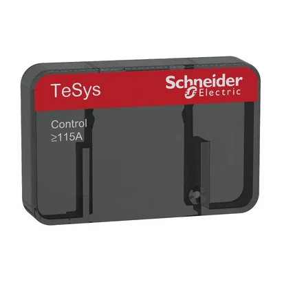 Schneider Electric LAD9ET5S LC1D115A-150A ve LC1DT200A için (güvenlik zinciri göstergesi) kırmızı kapak — üretici katalog görseli