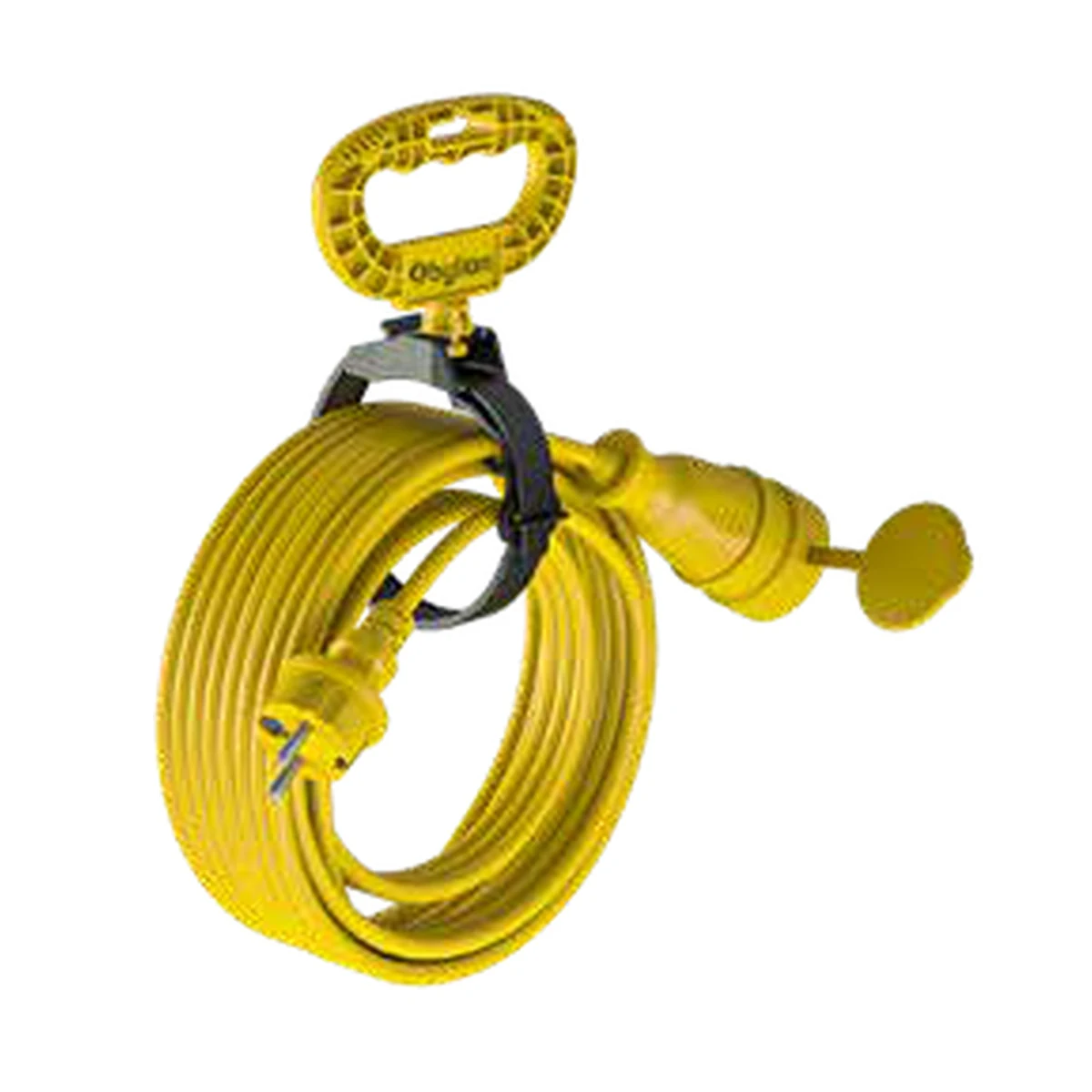 Bylion 940-404-3320 BEC-20325-F Industrial Extension Cord 20 m 3G2.5 Type F (Schuko) IP44 Yellow