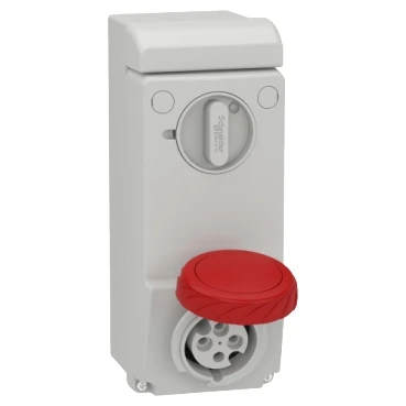 Schneider Electric 83085 4 x 16, three-phase, 3P+T IP44 Wall Socket