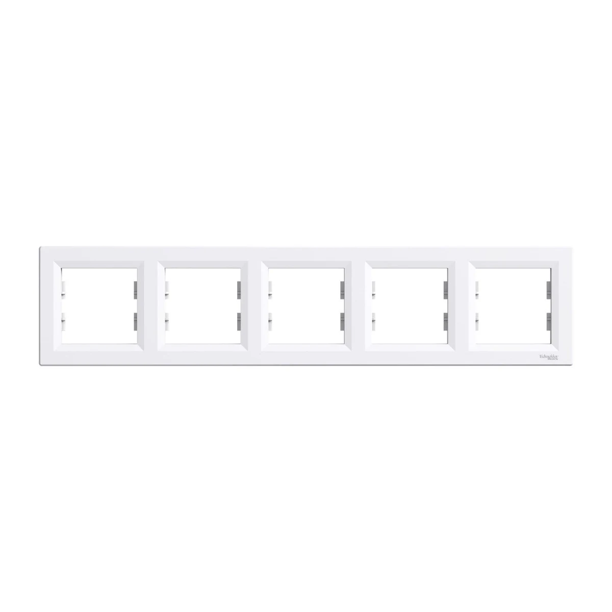 Schneider Electric EPH5800521 Asfora Five-Gang Frame Horizontal