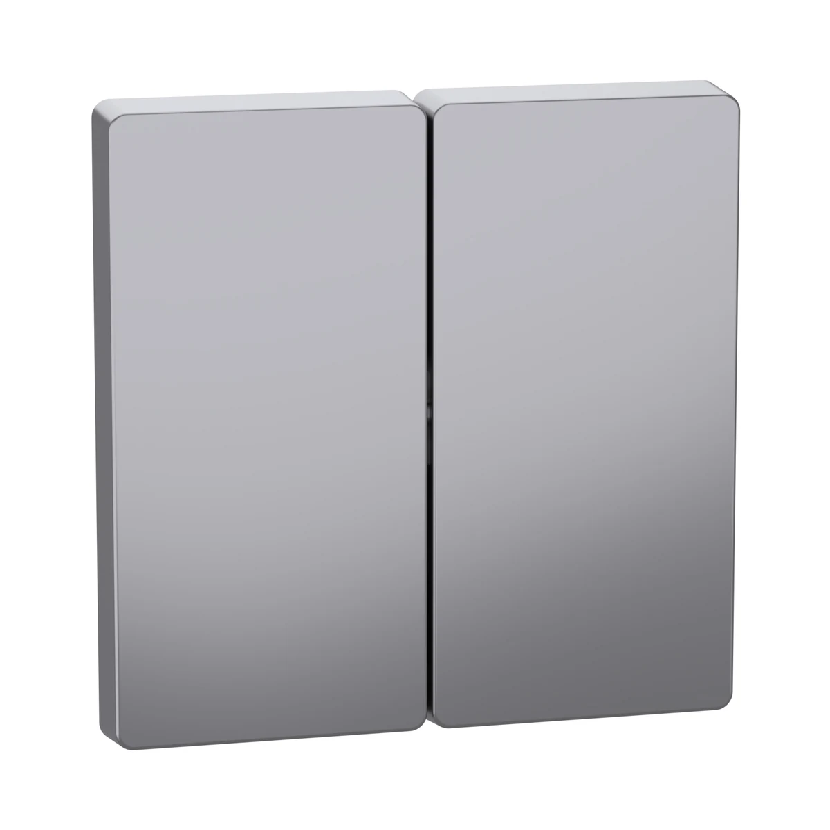 Schneider Electric MEG3400-6036 Merten System-D, Changeover Switch, Stainless Steel