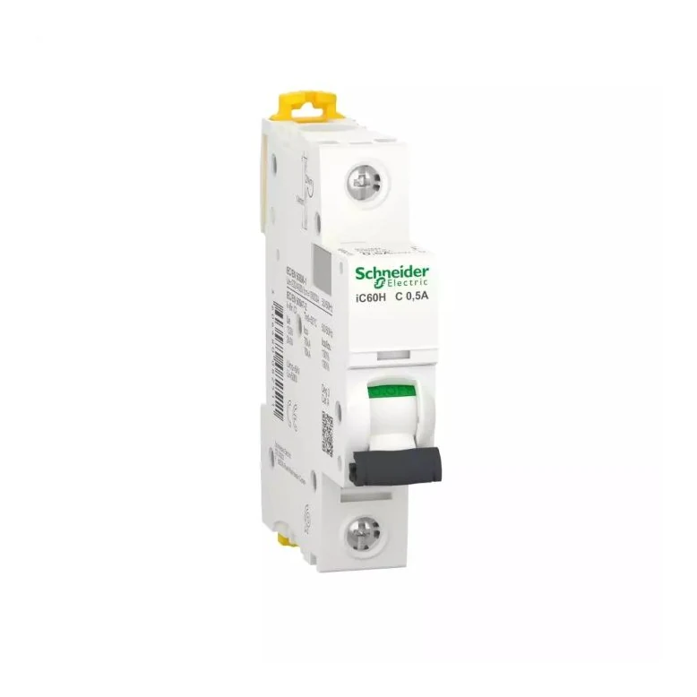 Schneider Electric A9F84170 Acti9 iC60H 1P 0.5A, 10kA C-Curve MCB