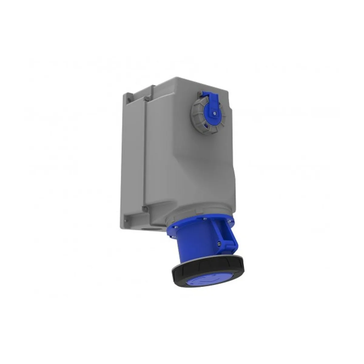 Bemis BC1-6403-7537 CEE 90° Angled Wall Socket with 1/16A. Machine Socket 125 A 2P+E IP67