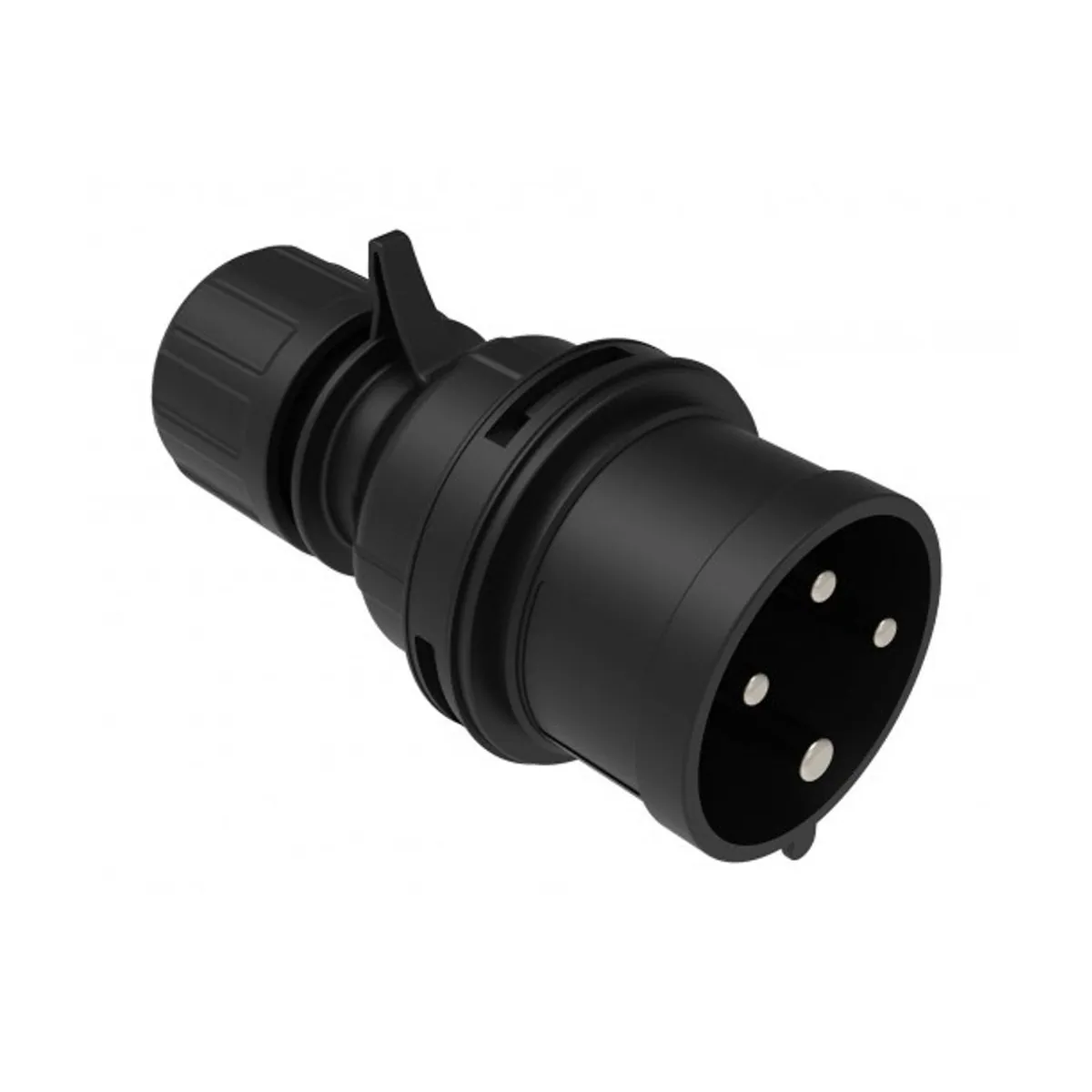 Bemis BCS-1504-2011 CEE Straight Plug 16 A 3P+E IP44 Black