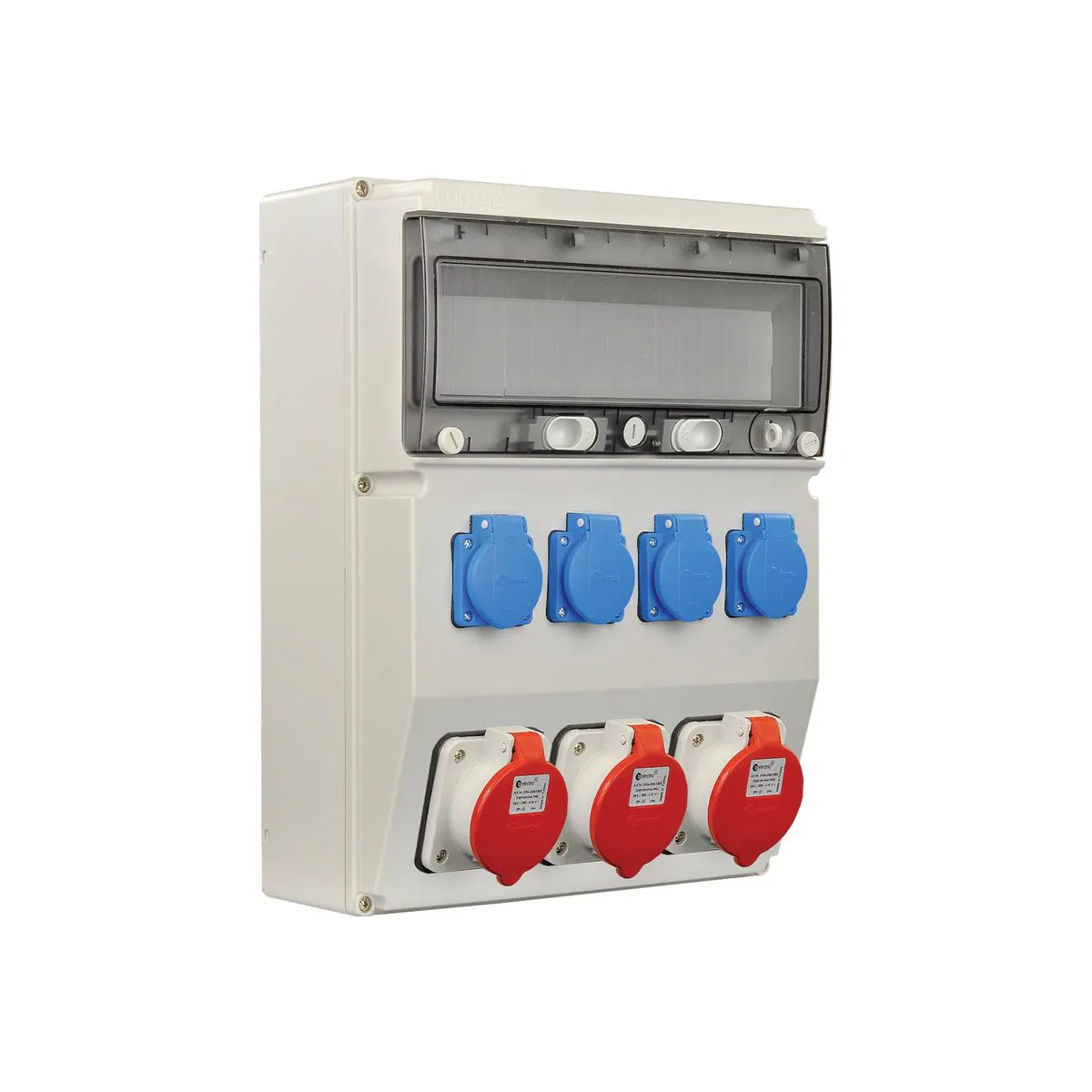 TP Elektrik 3360-400-4003 300x400 Socket-Equipped Combination Box, with 3x25A and 1x16A Sockets
