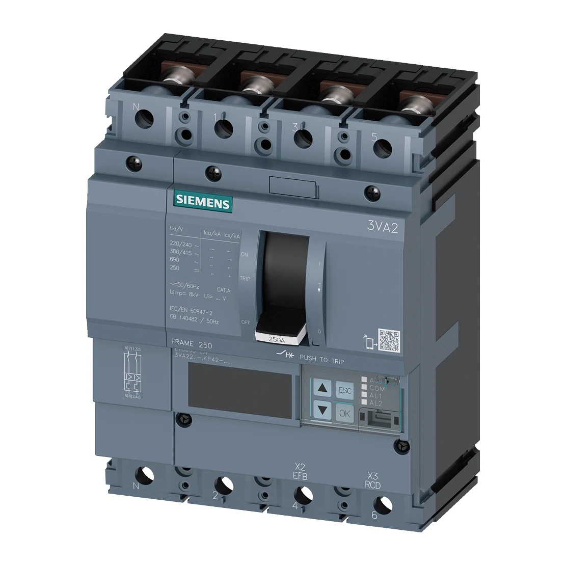 Siemens 3VA2225-6KP42-0AA0 — üreticinin temsili ürün ailesi görseli