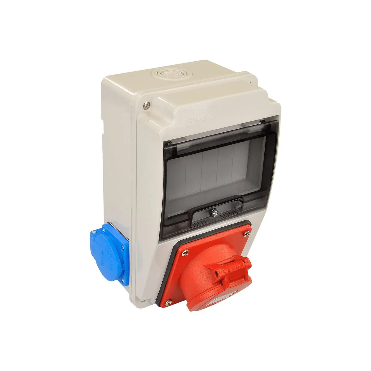 TP Elektrik 3318-002-5000 130x220 Socket-Equipped Combination Box, with 5x16A and 1x16A Sockets