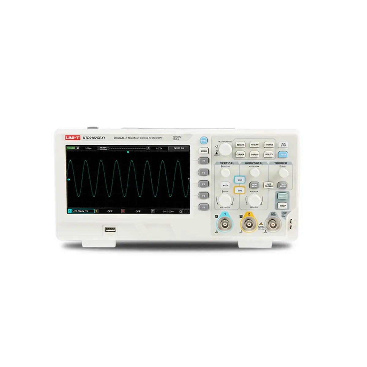 Unit UTD2102CEX+ 100MHz Çift Kanal Masa Tipi Osiloskop