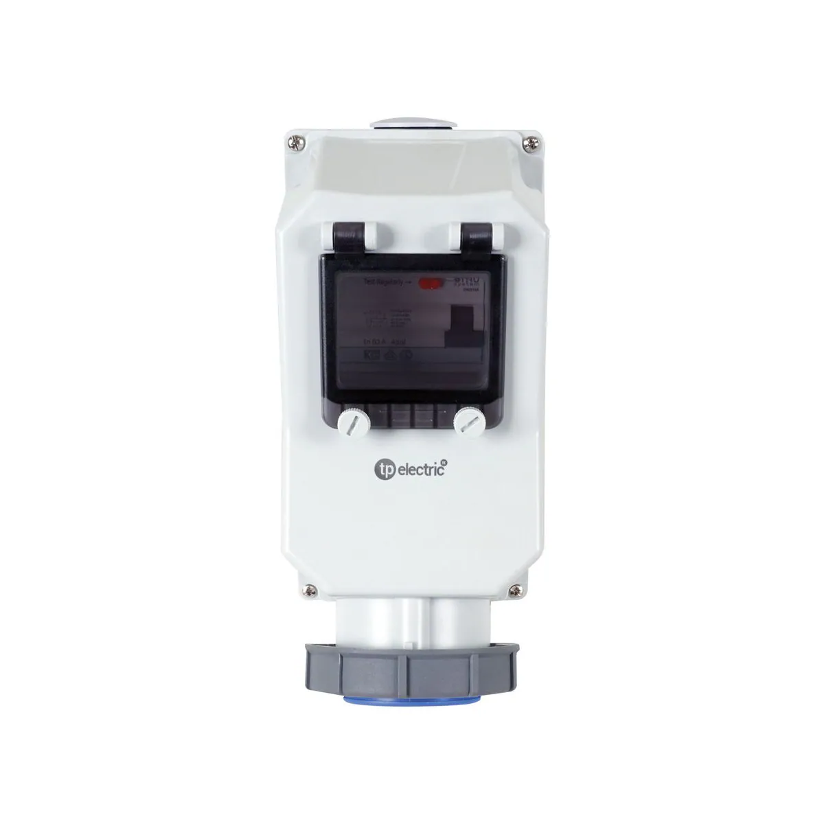 TP Elektrik 3129-332-0910 3x63A Residual Current Alpha Wall Socket (Residual Current), IP 67