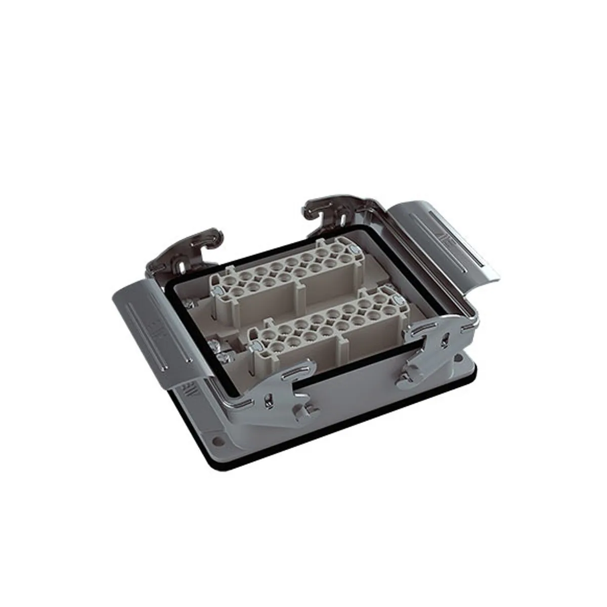 Mete Enerji 403050S 32x16A Multi-Contact Machine Socket Metal Latch