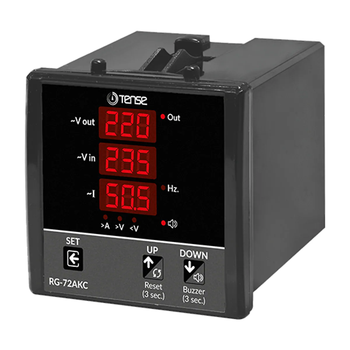Tense RG-72AKC Dijital Voltmetre, 72 x 72 mm