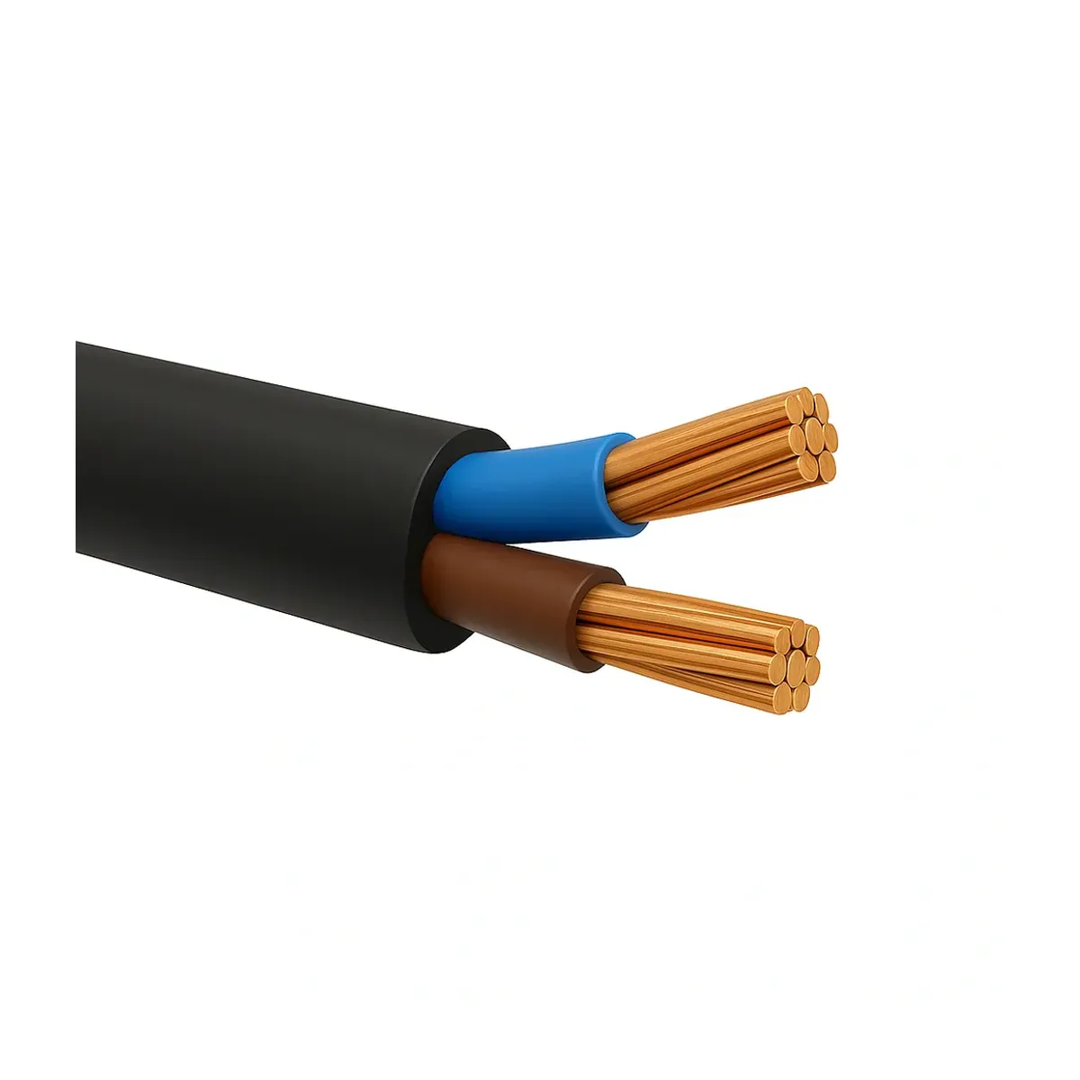 Öznur NYY 2x2,5 mm2 YVV Yeraltı Enerji Kablosu