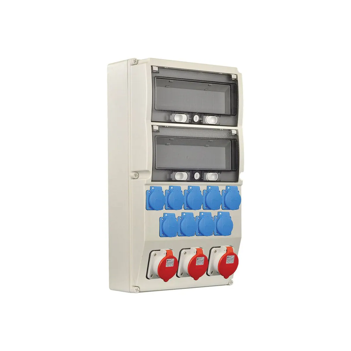 TP Elektrik 3321-900-4003 300x540 Socket-Mounted Combination Box, with 3x25A Socket