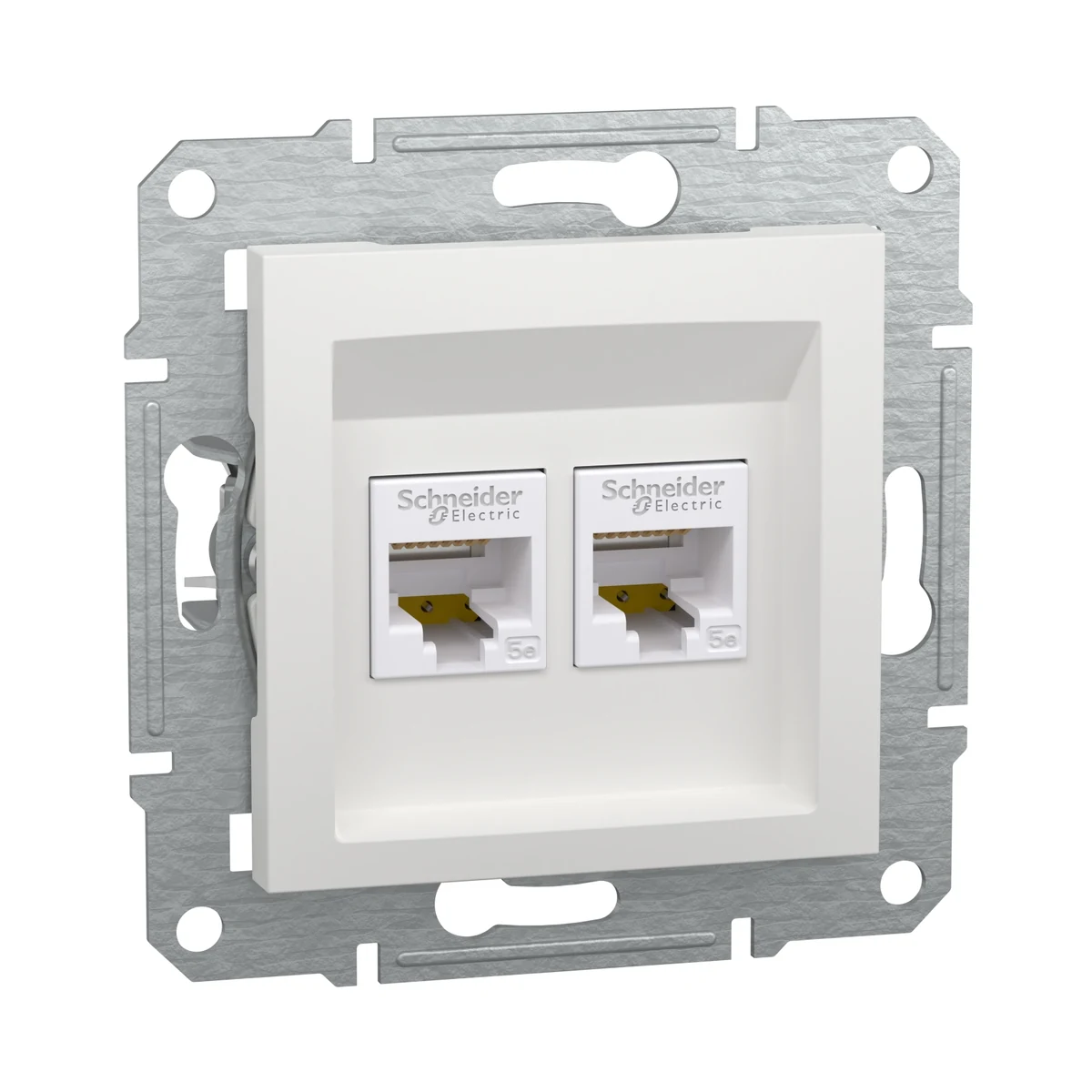 Schneider Electric EPH4470121 Asfora 2*RJ45CAT5e-UTP Without Frame