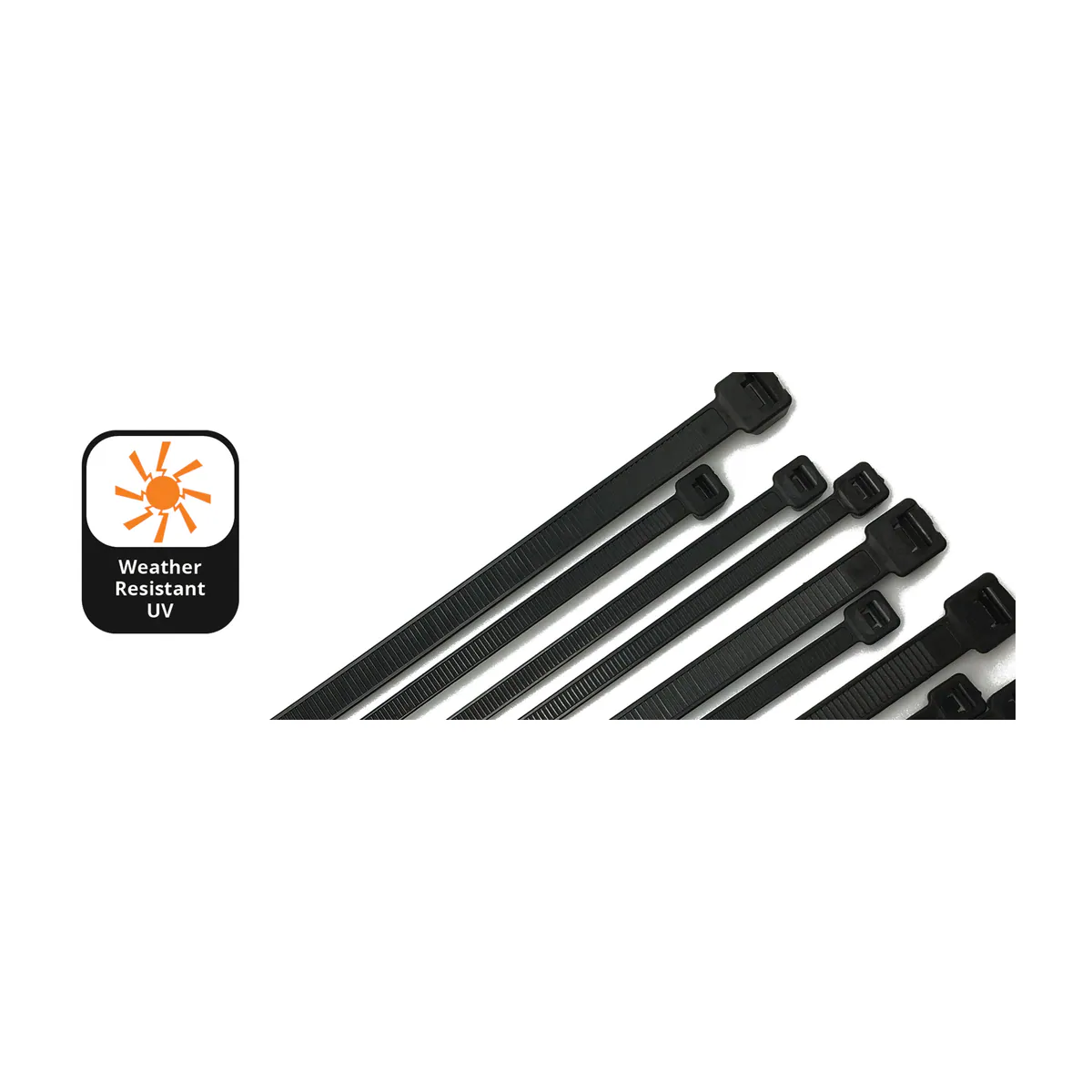 Gwest GT 150 M UV-Resistant Cable Tie — Black