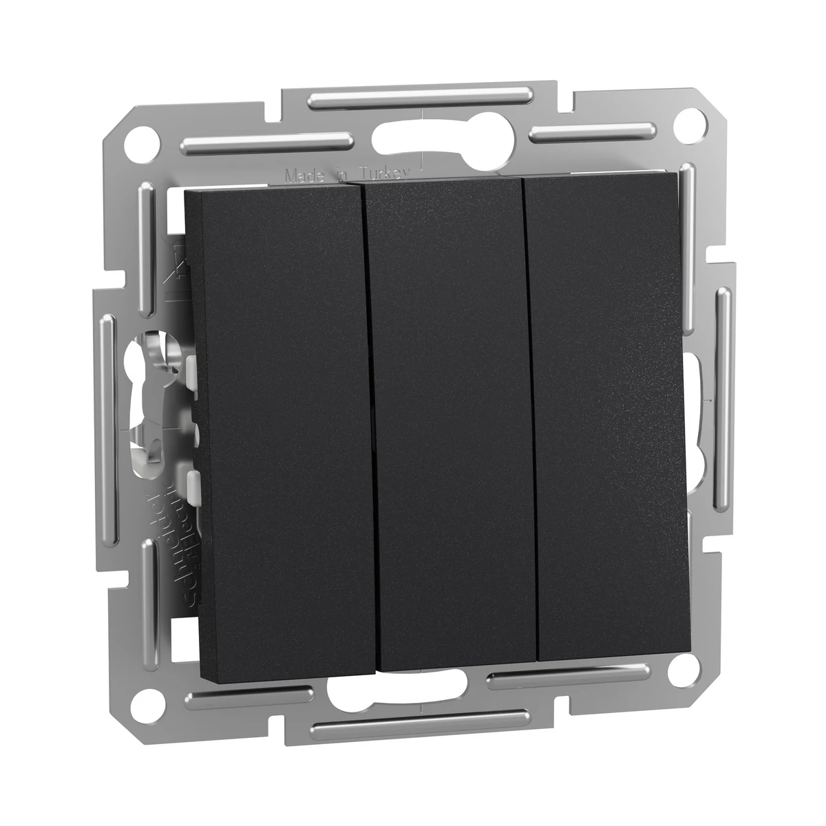 Schneider Electric EPH2100171 Asfora Triple Switch - Anthracite
